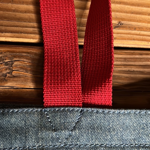 Levi’s X Disney Mickey Mouse Back Pocket Red Handled Tote Bag - Picture 11 of 15